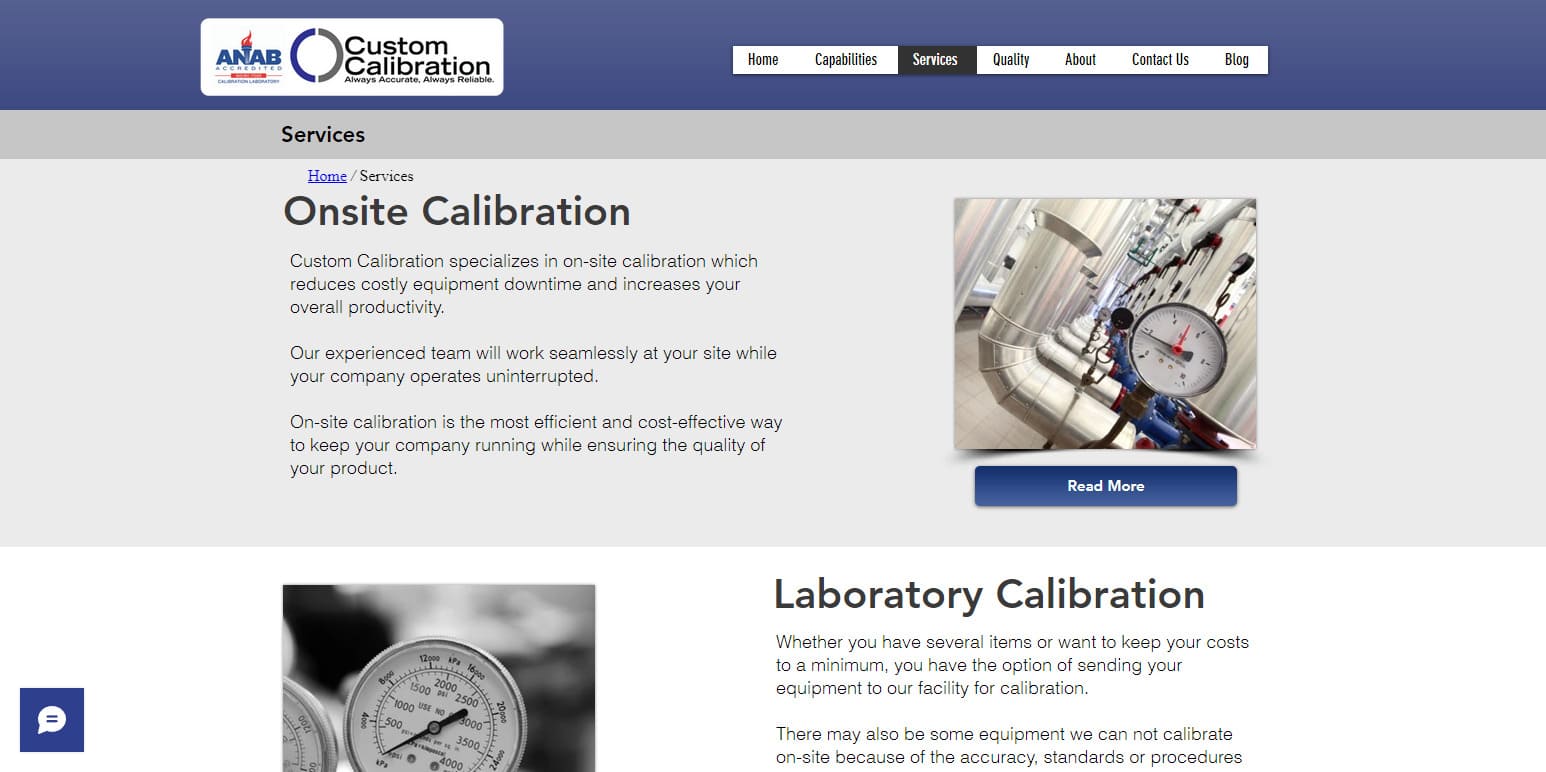 Custom Calibration Inc.