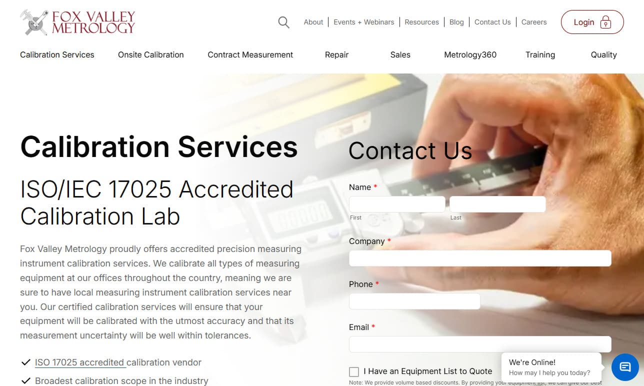 Fox Valley Metrology, Ltd. Fox Valley Metrology, Ltd.